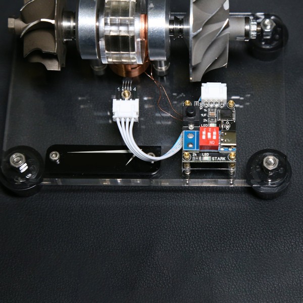 Brushless Hall-Drive Metal Turbo Rotor Motor Model