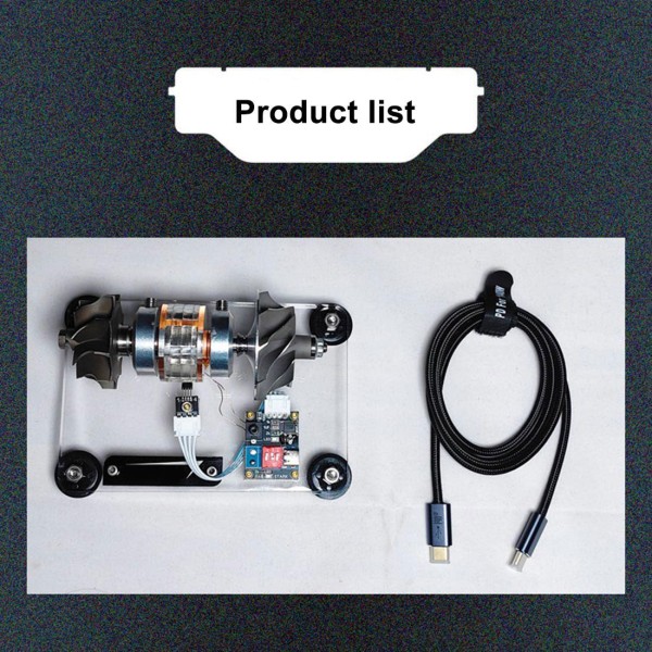 Brushless Hall-Drive Metal Turbo Rotor Motor Model