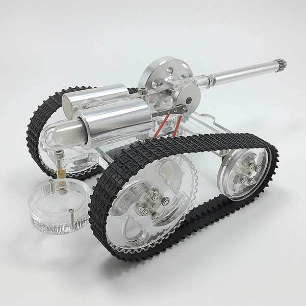 Mobile Battle Tank Stirling Engine Model