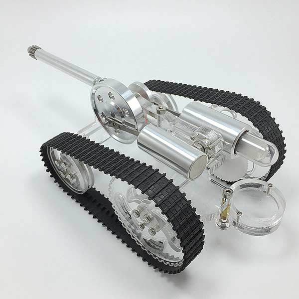 Mobile Battle Tank Stirling Engine Model