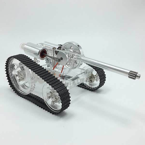 Mobile Battle Tank Stirling Engine Model