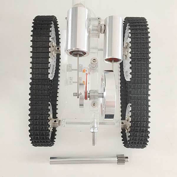 Mobile Battle Tank Stirling Engine Model