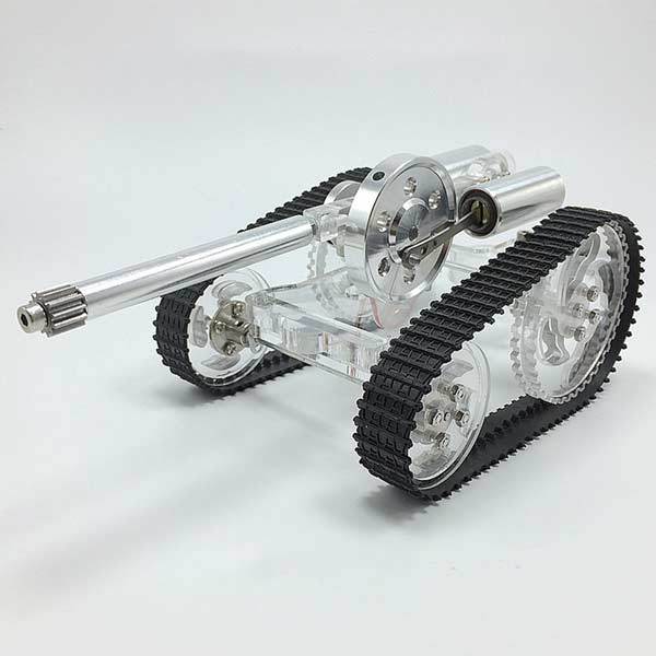 Mobile Battle Tank Stirling Engine Model