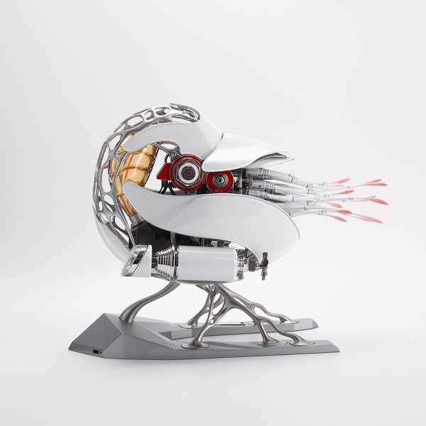 Motorized Mechanical Nautilus Metal Kit with LED Light