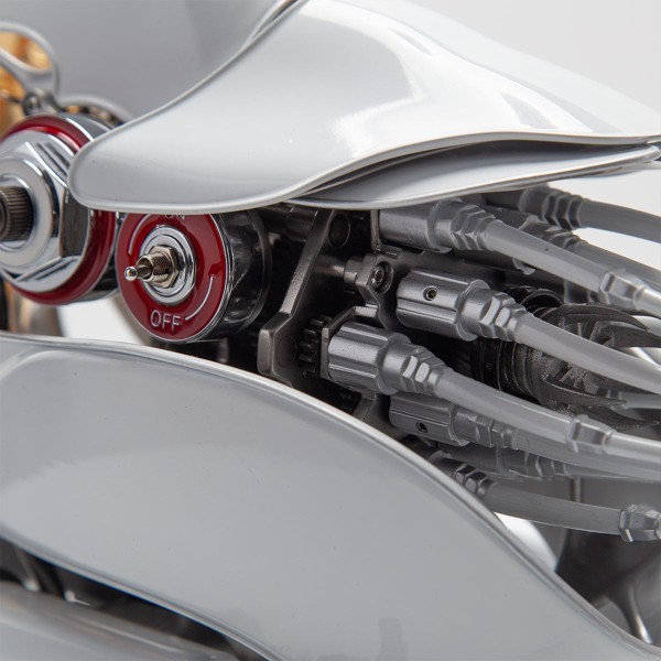 Motorized Mechanical Nautilus Metal Kit with LED Light
