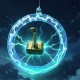 8cm Plasma Ring Ion Glow Desktop Lamp 8cm Plasma Ring Ion Glow Desktop Lamp