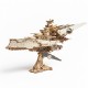 912PCS Wooden Mechanical Space Battleship Kit