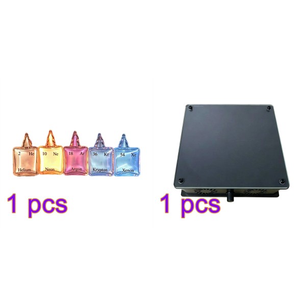 Five Noble Gas Periodic Table Display Set
