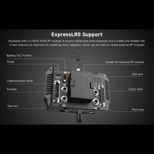 H17 17CH EdgeTX Helicopter Simulator Control System