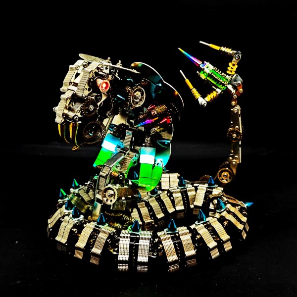 1000PCS+ Mechanical Cobra Metal Model Kit