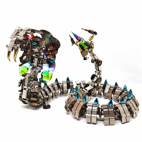 1000PCS+ Mechanical Cobra Metal Model Kit