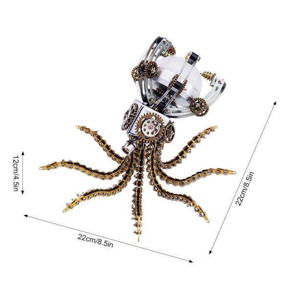 1060PCS Mechanical Octopus Desk Lamp Kit