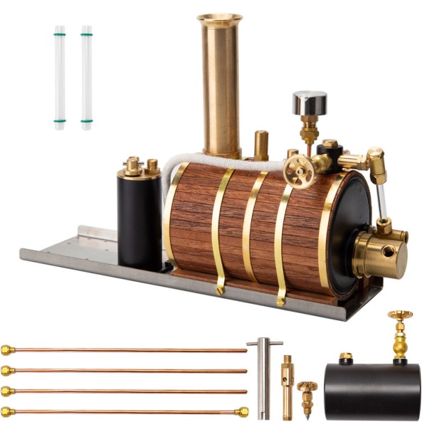 200mL Copper Model Steam Boiler System