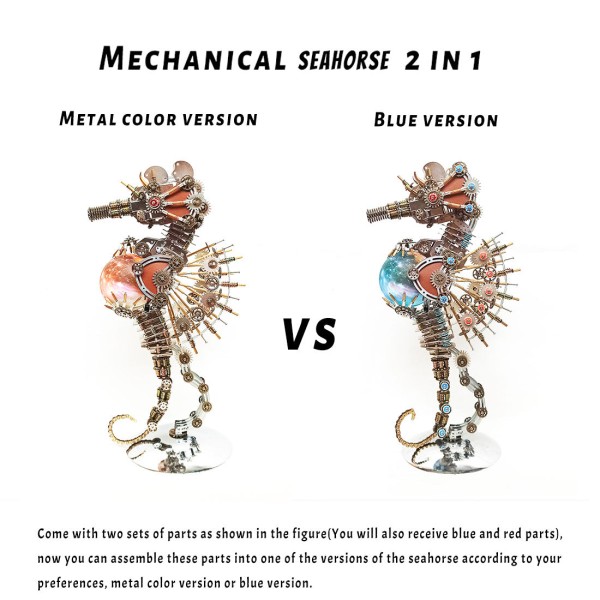 2100PCS Mechanical Seahorse Lamp Kit