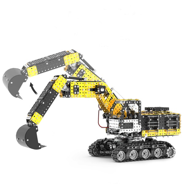 2544PCS 12CH RC Metal Excavator Kit