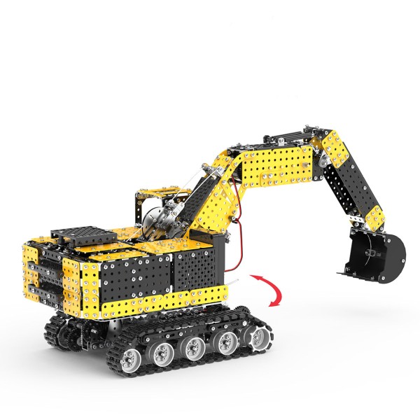 2544PCS 12CH RC Metal Excavator Kit