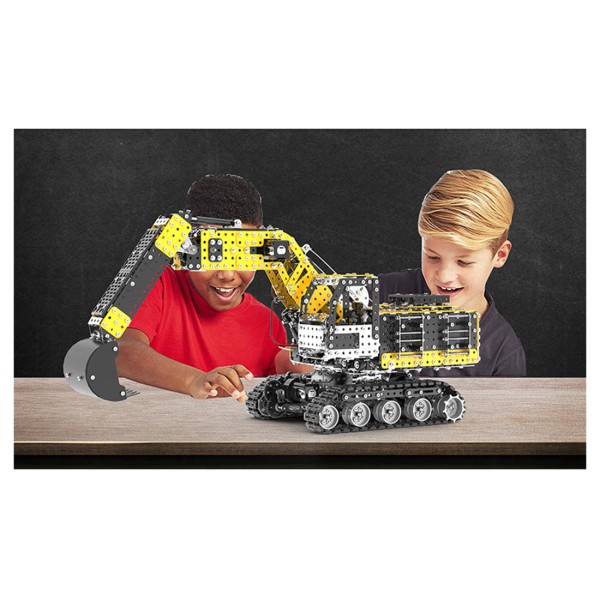 2544PCS 12CH RC Metal Excavator Kit