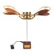 Brass and Walnut Dragonfly Kinetic Aircraft Kit