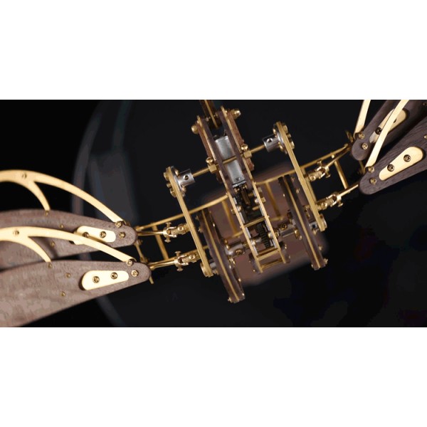 Brass and Walnut Dragonfly Kinetic Aircraft Kit