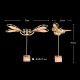 Brass and Walnut Dragonfly Kinetic Aircraft Kit