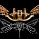 Brass and Walnut Dragonfly Kinetic Aircraft Kit