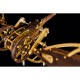 Brass and Walnut Dragonfly Kinetic Aircraft Kit