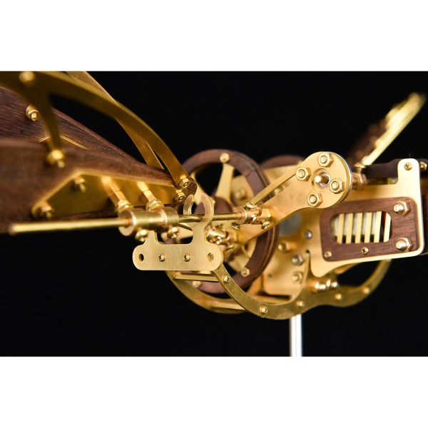 Brass and Walnut Dragonfly Kinetic Aircraft Kit