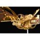 Brass and Walnut Dragonfly Kinetic Aircraft Kit