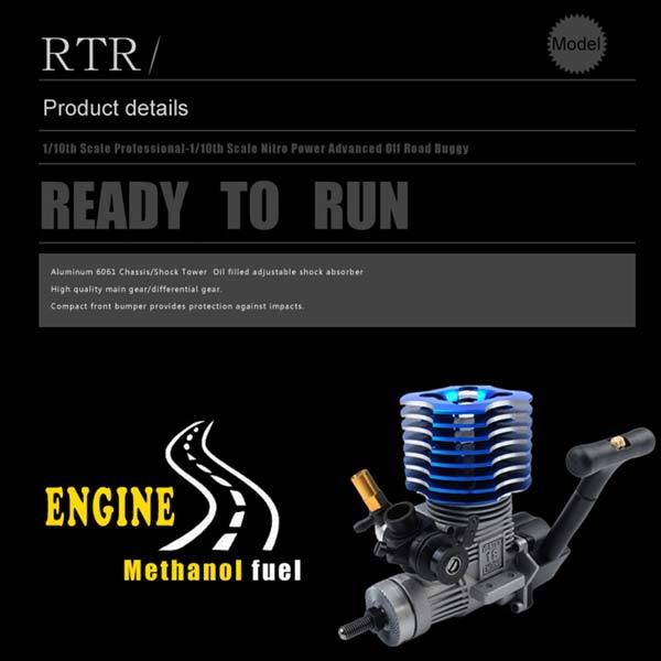 HSP 94166 1/10 4WD Nitro RC Buggy
