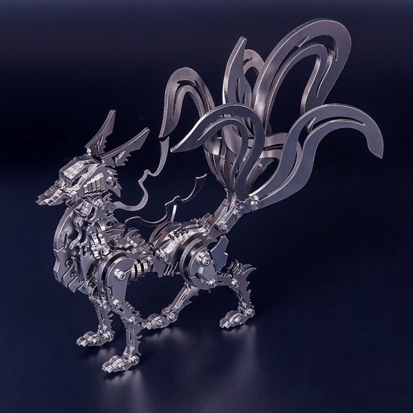 Mechanical Nine-Tailed Fox Metal Model Kit