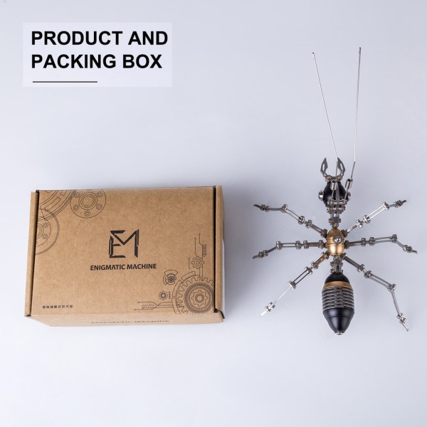100PCS Articulated Metal Ant Model Kit
