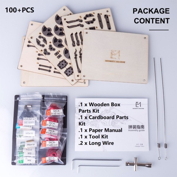 100PCS Articulated Metal Ant Model Kit