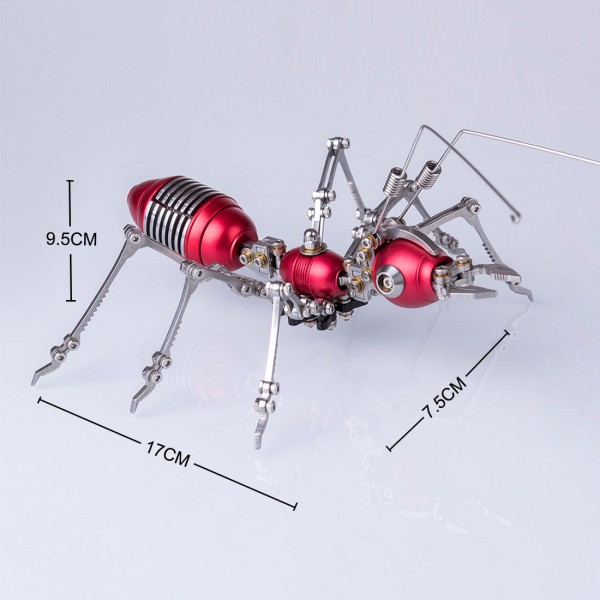 100PCS Articulated Metal Ant Model Kit
