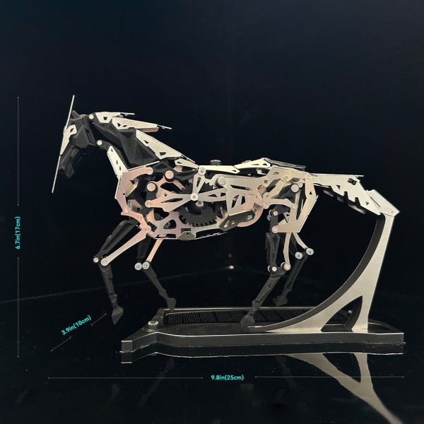 165PCS Solar Mechanical Running Horse Kit