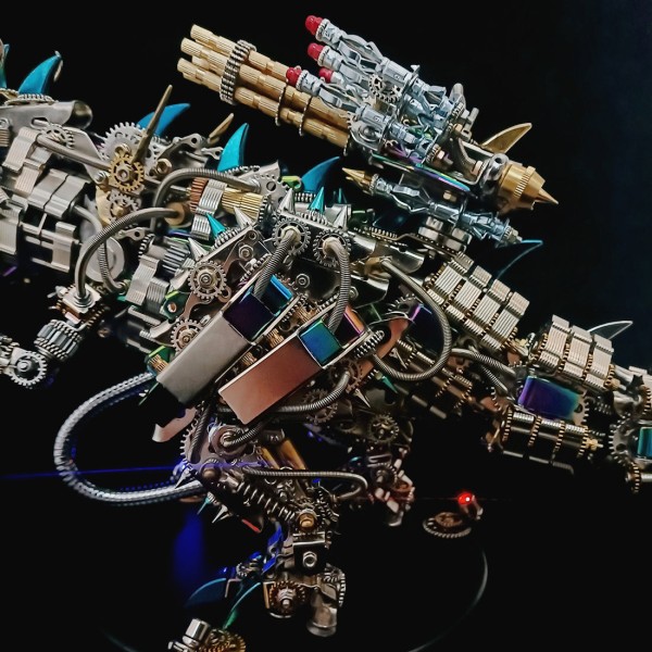2500PCS+ 55cm Mechanical T-Rex Metal Kit