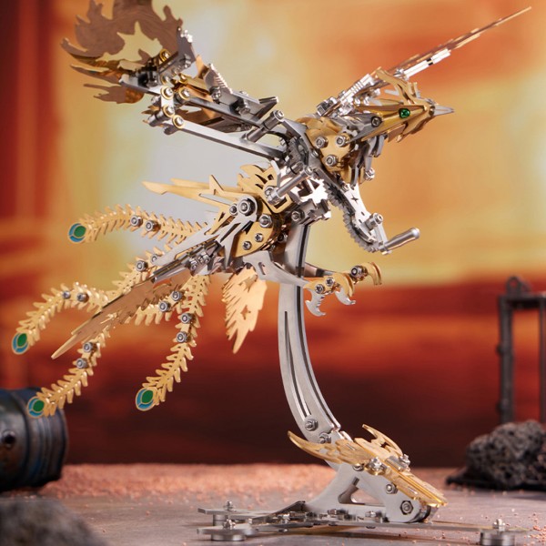 358PCS Flapping-Wing Mechanical Phoenix Metal Kit