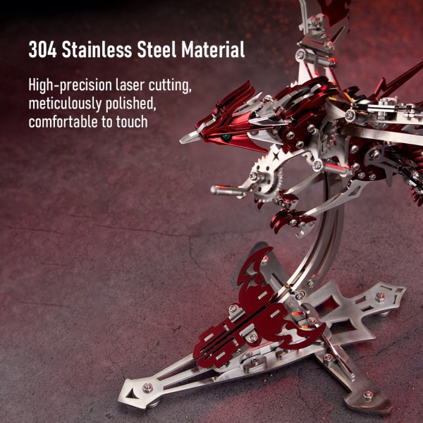 358PCS Flapping-Wing Mechanical Phoenix Metal Kit