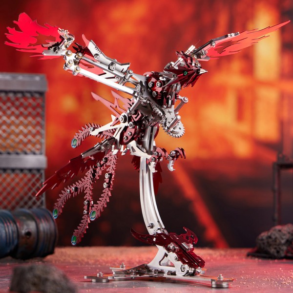 358PCS Flapping-Wing Mechanical Phoenix Metal Kit