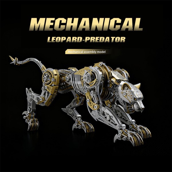 506PCS Full-Metal Mechanical Leopard Model Kit