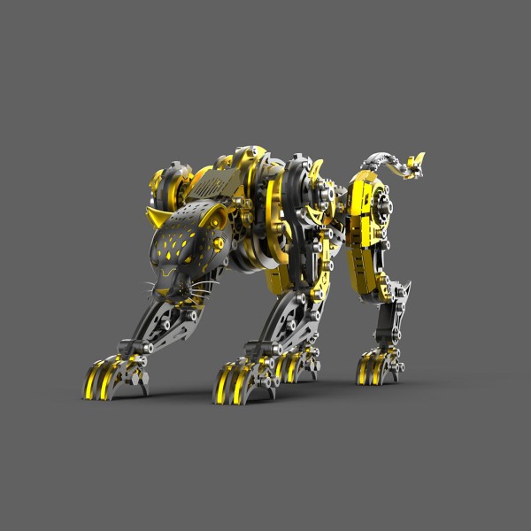 506PCS Full-Metal Mechanical Leopard Model Kit