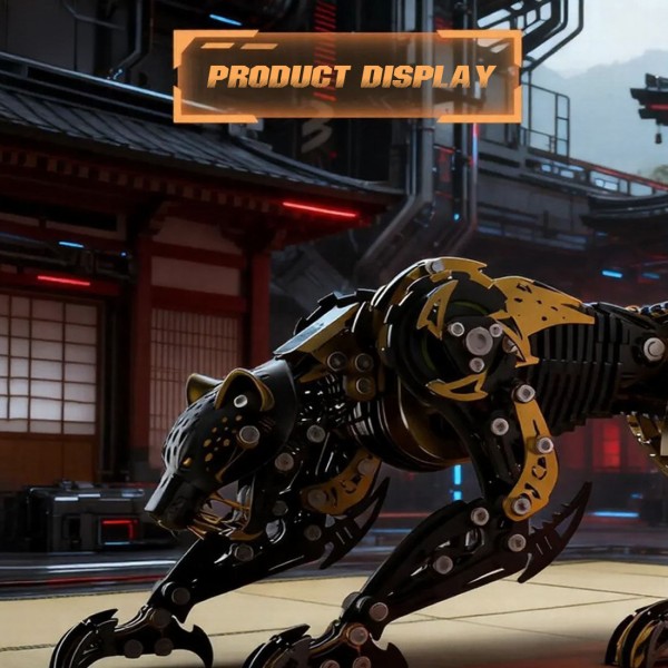 506PCS Full-Metal Mechanical Leopard Model Kit