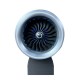 Functional Nacelle Thrust Reverser Turbofan Model