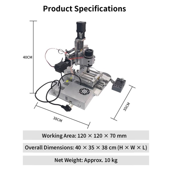 High-Precision Desktop CNC Engraving Machine