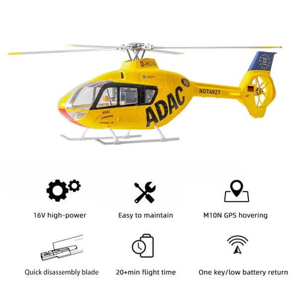 FLYWING EC135 470-Class GPS RC Helicopter