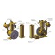 M18 Water-Cooled Miniature Gasoline Engine with Gear Pump M18 Water-Cooled Miniature Gasoline Engine with Gear Pump