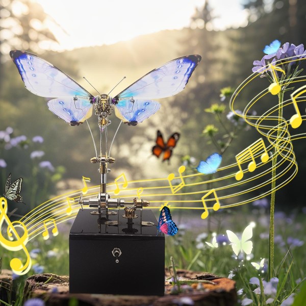 3D Mechanical Butterfly Metal Music Box Model Kit 3D Mechanical Butterfly Metal Music Box Model Kit