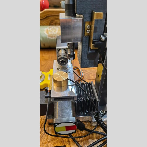 Three-Axis Mini CNC Milling Machine with Rotary Axis