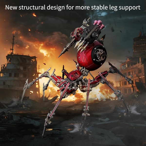 Steampunk Mechanical War Spider 3D Metal Model Kit