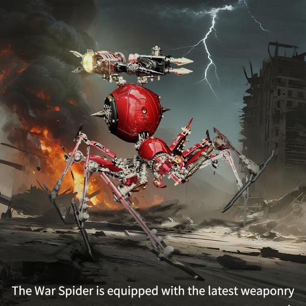 Steampunk Mechanical War Spider 3D Metal Model Kit