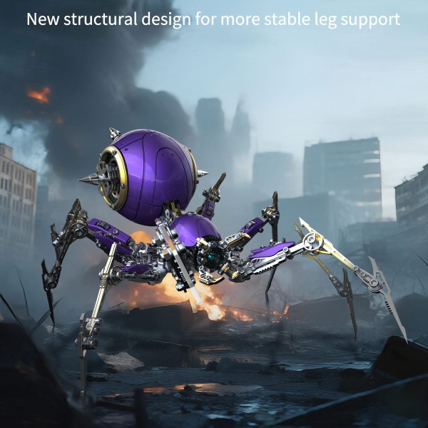 Steampunk Mechanical War Spider 3D Metal Model Kit